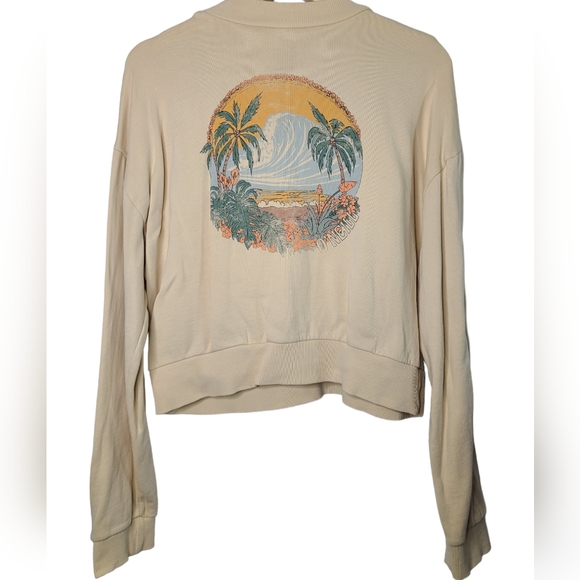 O'Neill Womens Pullover Fleece Long Sleeve Sweatshirt size Large - Picture 3 of 7